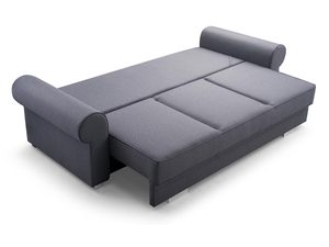 Miniaturka 6 - Sofa Angielska Rozkładana szara białe tło GIORE