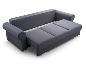 Miniaturka 3 - Sofa Angielska Rozkładana szara GIORE