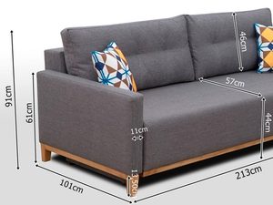 Miniaturka 7 - Sofa do Salonu wymiary ROSARIO