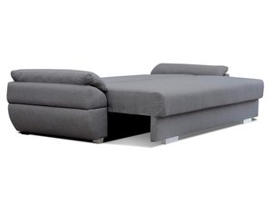Miniaturka 6 - Sofa w Stylu Angielskim szara białe tło rozłożona VINCENT