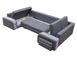 Miniaturka 9 - Narożnik Podkowa pojemniki białe tło AVA U