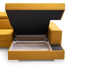 Miniaturka 7 - Tapicerowany Narożnik pojemnik otwarty TINA DE LUX