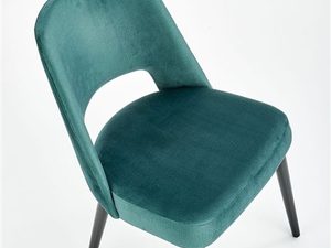 Miniaturka 4 - Tapicerowane Krzesło do Jadalni białe tło widok z góry MONACO 2