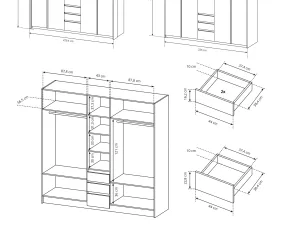 Miniaturka 2 - Szafa sypialniana 230 XELO