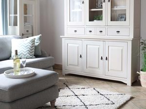 Miniaturka 7 - Drewniany kredens biały aranżacja FELIX