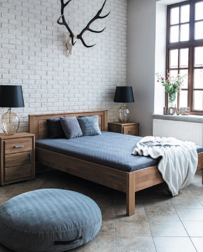 Komplet mebli drewnianych sypialnia ALAMOS