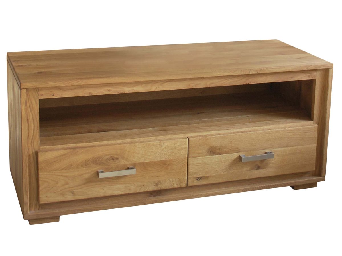 Mała Szafka RTV z Drewna ALAMOS