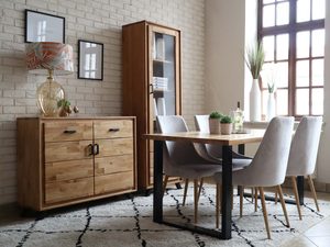 Miniaturka 4 - Nowoczesna Komoda Dębowa aranżacja ALAMOS LOFT