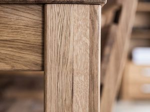 Miniaturka 6 - Stolik Ława do Salonu z Dębu ALAMOS detal 2