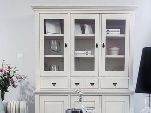 Miniaturka 4 - Kredens drewniany biały aranżacja FELIX