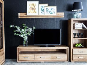 Miniaturka 1 - Szafka RTV drewniana aranżacja ALAMOS