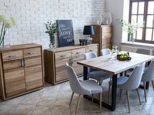 Miniaturka 4 - Duża Drewniana Komoda ALAMOS aranzacja