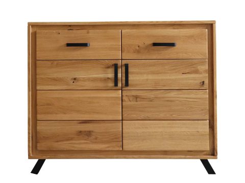 Nowoczesna Komoda Dębowa ALAMOS LOFT