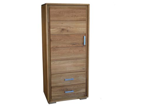 Wąska Komoda Dębowa ALAMOS