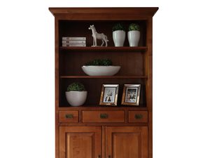 Miniaturka 2 - Drewniany Regał z Szafkami MENDOZ białe tło