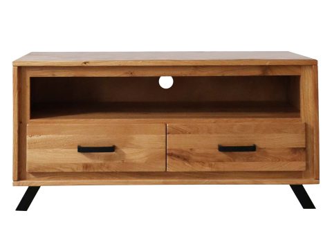 Mała Szafka RTV na Nóżkach Dąb ALAMOS LOFT