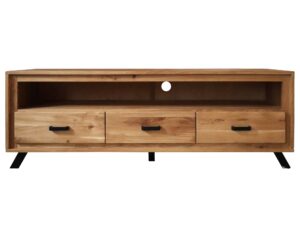 Miniaturka 5 - Szafka RTV Dębowa na Nóżkach ALAMOS LOFT