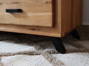 Miniaturka 2 - Duża Dębowa Szafka pod Telewizor detale ALAMOS LOFT