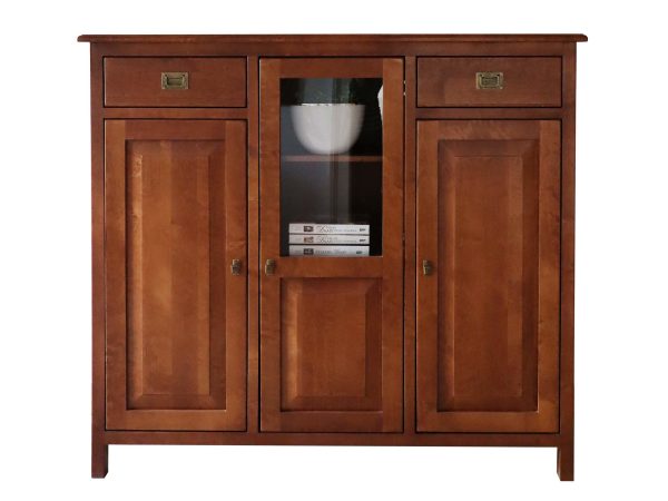 Wysoka Komoda z Przeszkleniem MENDOZ