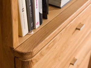 Miniaturka 3 - Kontenerek drewniany biurowy szuflady detale MASERI