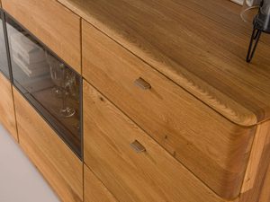 Miniaturka 1 - Kontenerek drewniany biurowy szuflady detale MASERI