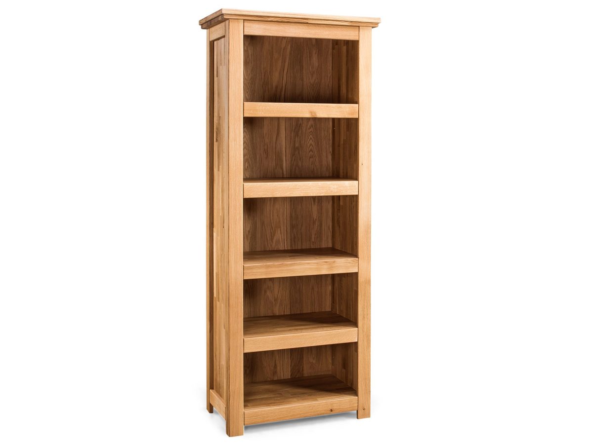Regał Wysoki Słupek na Książki Dębowy Isumi