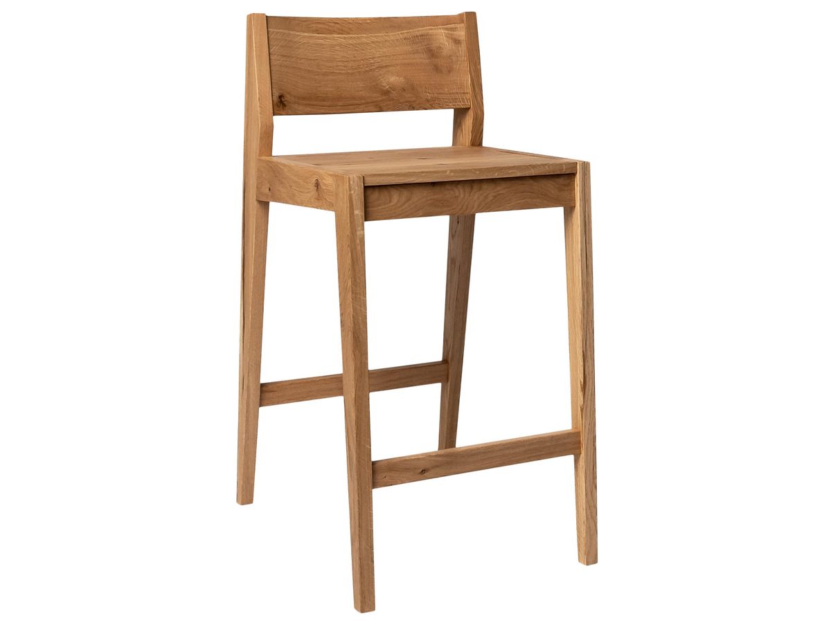 Drewniany Hoker stołek barowy Killian