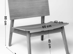 Miniaturka 5 - Fotel drewniany wymiary Michał