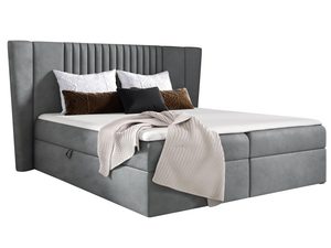 Miniaturka 9 - Łóżko kontynentalne szare tło PARLA