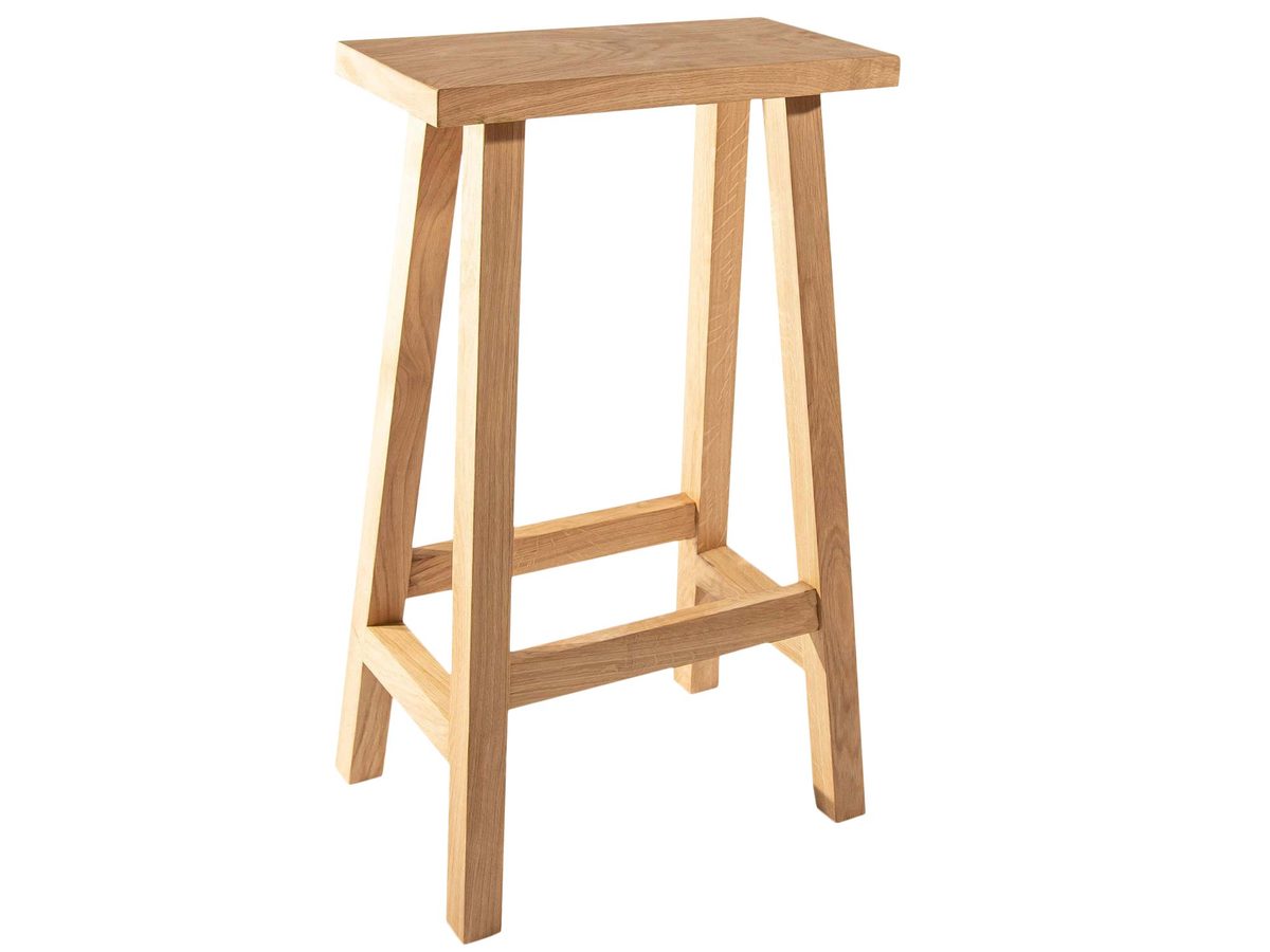 Stołek Barowy Wysoki Dębowy Marcellin