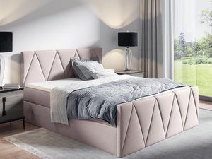 Miniaturka 1 - Łóżko kontynentalne SANZ LUX różowe