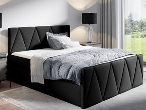 Miniaturka 2 - Łóżko kontynentalne SANZ LUX czarne