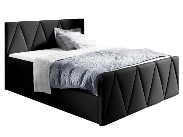 Łóżko kontynentalne SANZ LUX białe tło