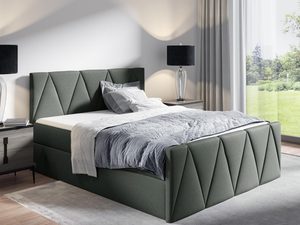 Miniaturka 6 - Łóżko kontynentalne SANZ LUX ciemny zielony