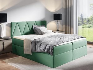 Miniaturka 3 - Łóżko kontynentalne SANZ zielone