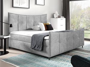 Miniaturka 7 - Kontynentalne łóżko FLAVIA LUX szare