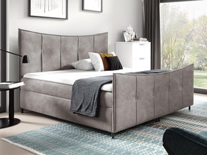 Miniaturka 2 - Kontynentalne łóżko FLAVIA LUX szare