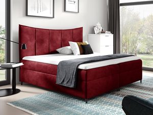 Miniaturka 6 - Łóżko kontynentalne FLAVIA czerwone