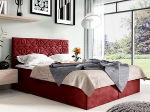 Miniaturka 6 - Łóżko kontynentalne LUA1 czerwone
