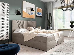 Miniaturka 10 - Kontynentalne Łóżko LUA 2 beż