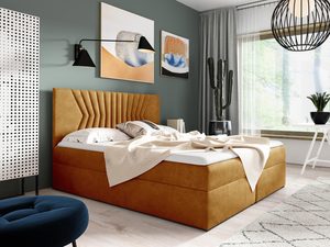 Miniaturka 2 - Kontynentalne Łóżko LUA 2 żółte