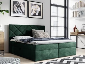 Miniaturka 10 - Łóżko kontynentalne LUA 3 zielone