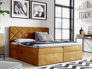 Miniaturka 8 - Łóżko kontynentalne LUA 3 żółte