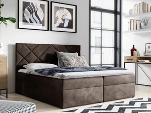 Miniaturka 13 - Łóżko kontynentalne LUA 3 brązowe