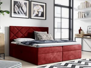 Miniaturka 14 - Łóżko kontynentalne LUA 3 czerwone
