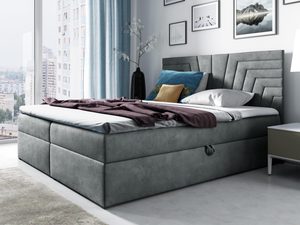 Miniaturka 7 - Kontynentalne Łóżko LUA 4 szare