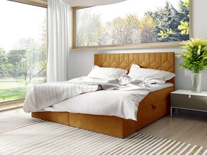 Miniaturka 8 - Łóżko Kontynentalne LUA 5 żółte