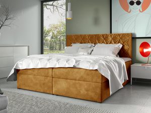 Miniaturka 8 - Łóżko do sypialni żółte LUA 7