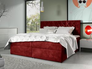 Miniaturka 3 - Łóżko do sypialni czerwone LUA 7