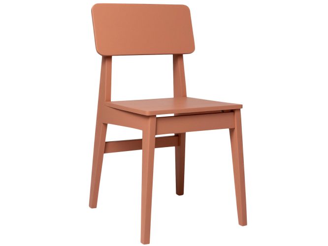 Drewniane krzesło Oliwier łosoś